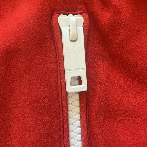 Burberry Suede Jacket. Size 6 US. New! - Picture 4 of 9